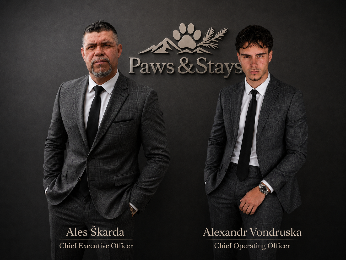 Paws & Stays founders Ales Skarda and Alexandr Vondruska