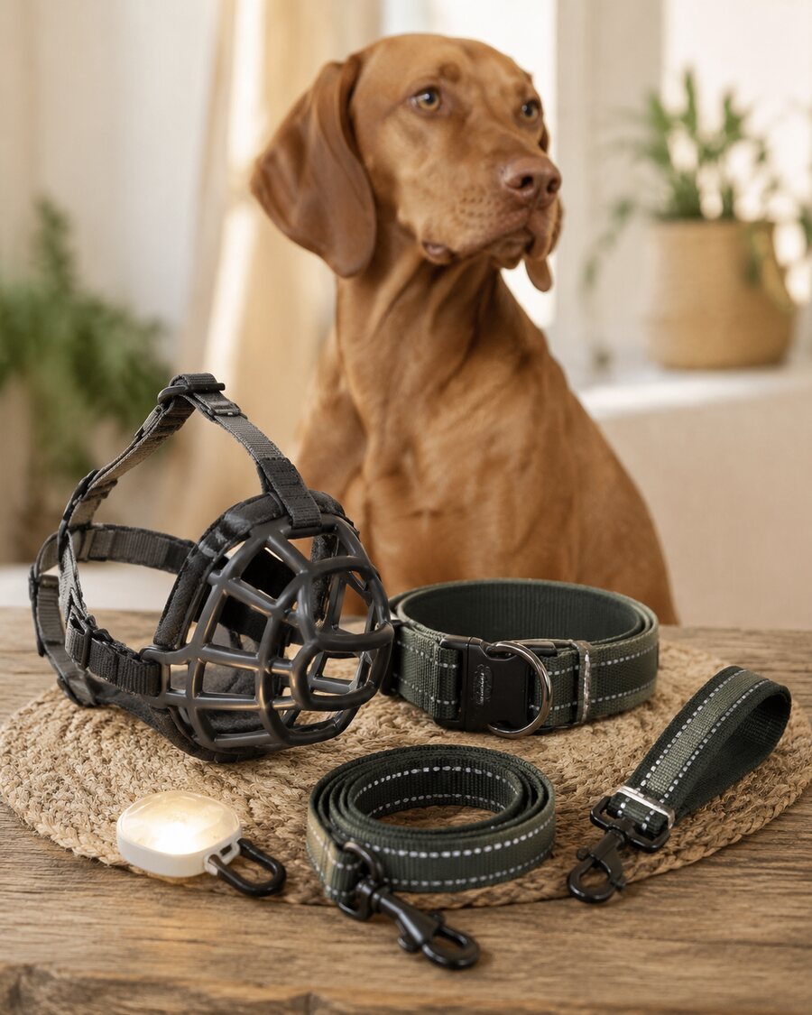 Dog muzzles and safety equipment
